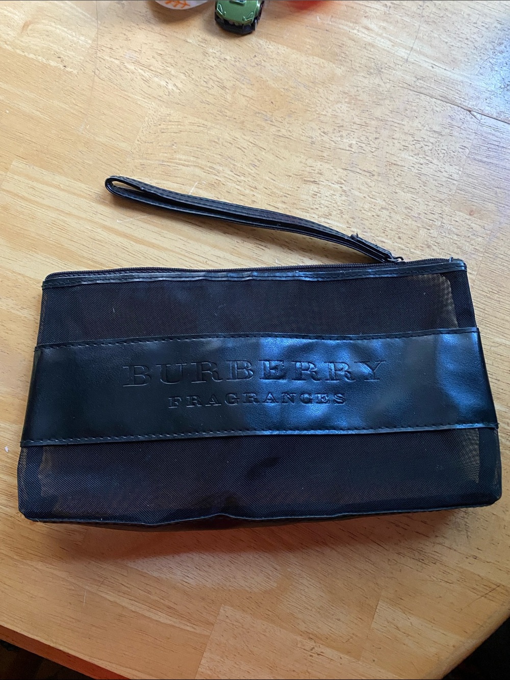 Burberry Fragrances Black Travel Cosmetic Makeup Toiletry Bag Zippered